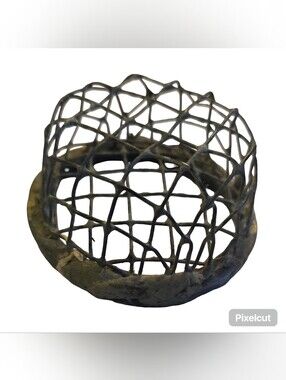 Vintage Wire Flower Frog: Metal Floral Arranging Cage 3.5'x3.5'